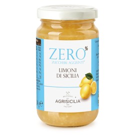 Agrisicilia Zero% Zuccheri Limoni di Sicilia, 240g Pochi Carboidrati