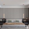 Upfelw 3-Pack Modern Crystal Pendant Light for Kitchen Island, Elegant