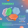 TOMMIKE Hexagon Push Pop Fidget Toy Bubble Sensory for Anxiety