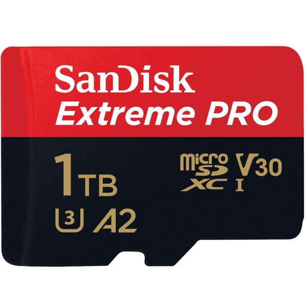 Micro SD 1TB SanDisk Extreme PRO microSDXC A2 SDSQXCZ-1T00 Overseas Packaging