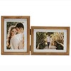 Janreefan Double Vertical & Horizontal Picture Frames Hinged Folding Rustic