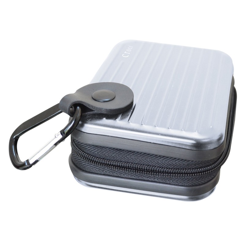 Croco CAS1593-CROCO-ALU-SIL Aluminium Tough Water Resistant and Shock Proof Case