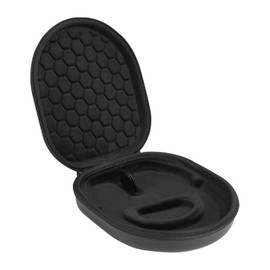 MOSISO Headphone Case Compatible with AirPods Max Supports Sleep Mode, Portable Waterproof Shockproof Protective Travel Hard Carrying Case Storage Bag, Black