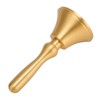 Hand Call Bell Easy Cleaning Portable Brass Material 13x6.5cm Decorative