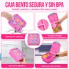 Nasjac Lonchera Bento Box para Niños Y Adulto, Caja Charolas