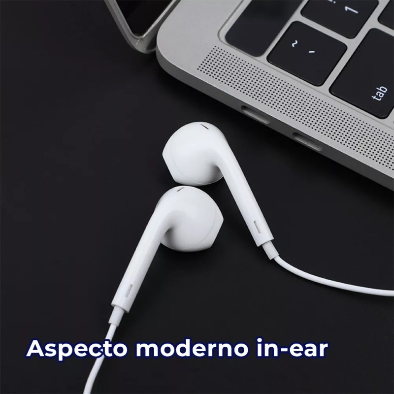 Control Expert Audifonos Alambricos Manos Libres Con Microfono Color Blanco