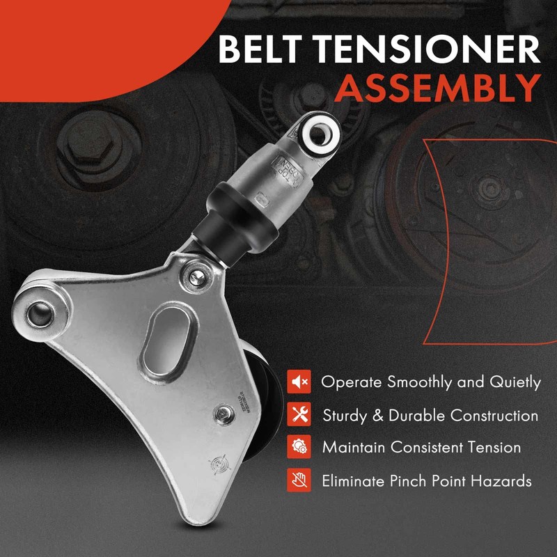 A-Premium Belt Tensioner Assembly with Pulley Compatible with Toyota RAV4