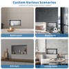 OLNGYUE Bathroom Shower Niches Shelves: No Tile Needed Stainless Steel