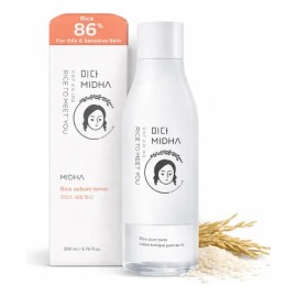 Tónico Facial Midha Arroz 86% Para Piel Grasa Y Sensible