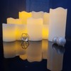 ToCi Set of 4 LED Candles White Ø 7 x
