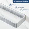 SAYAYO Brushed Nickel Hand Towel Holder for Bathroom Wall, 8