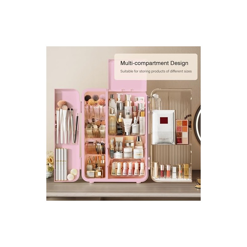 UAK Makeup Organizer with Drawers for Vanity, Cosmetic Display Case