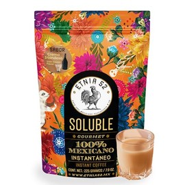 Café Soluble Instantaneo y Aglomerado - Sabor Crema Irlandesa  225g  Aroma y Gusto Firme  Sin azúcares añadidos  100 Mexicano  Certificación Kosher...