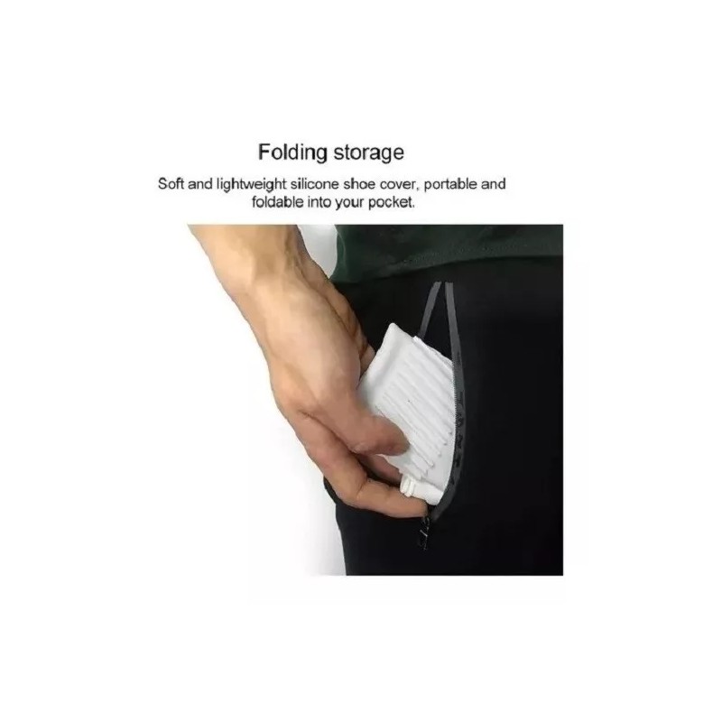 Misore Protector Para Zapato Tenis Para Lluvia Impermeable Silicon