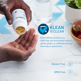 Klean Athlete Klean DHA - DHA Supplement for Athletes - Supports Heart & Brain Health* - Omega 3 Fish Oil - with EPA & DHA - Non-GMO & Gluten Free - 6