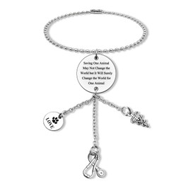 Veterinarian Appreciation Gifts Vet Tech Rearview Mirror Hanging Ornament Thank You Gifts for Veterinary Tech Animal Rescue Animal Lovers Gift Doctor Assistant Gifts Veterinary Student Graduation Gift