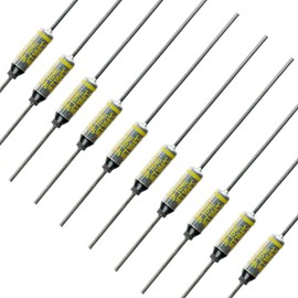 BOJACK SF184E SEFUSE 10A 250V Thermal Fuses 184 Degrees Celsius Thermal Cutoffs (Pack of 10)