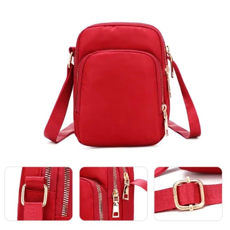 DIVA Rose Women's Shoulder Bag, Simple, Smartphone Pouch, Pochette, Stylish,