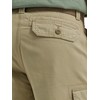 Lee Mens Dungarees Big Tall Cargo Shorts With Belt, khaki