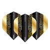 RED DRAGON Hardcore Premium Gold & Black Maze Dart Flights