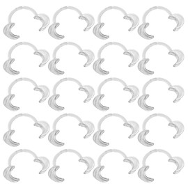 EZGO 20 Pieces (Size L) C-Shape Teeth Whitening Cheek Retractor, Disposable Dental Mouth Opener, Dental Lip Cheek Retractor for Mouthguard Challenge Game