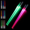 LUFEIS 2 Pairs of Luminous Chopsticks, Lightsaber Chopsticks with 9
