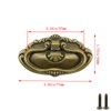 Pastlla 4 Pcs Antique Bronze Pulls Drop Swing Drawer Pulls