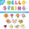 Hello Spring Cut-Outs Spring Flower Cut Outs Bulletin Board Decoration