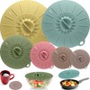 Silicone Lids for Food Storage - 6 Pack - 6