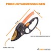 Profi-Partner Garden Ratchet Pruners Professional Ratchet Pruners Sharp Pruning Shears