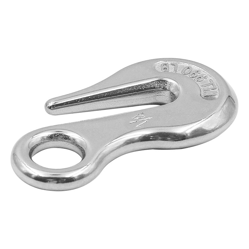 ZONADAH 1/4 inch Forged Stainless Steel Hook Safety Latch Eye