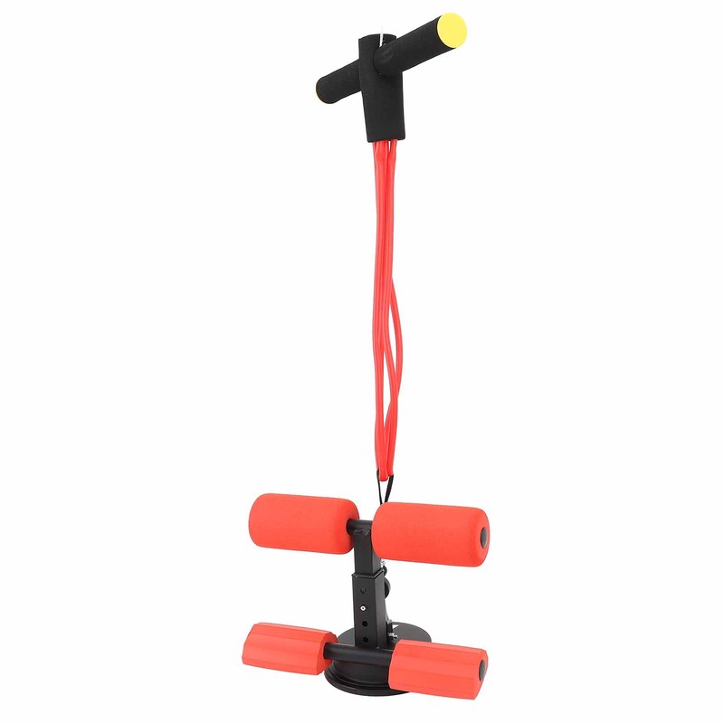 Sit Up Assistant Device Red Powerful Suction Cup Iron Foam