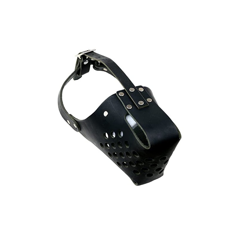 Redline K9 Lightweight Leather Dog Muzzle (Size 5)