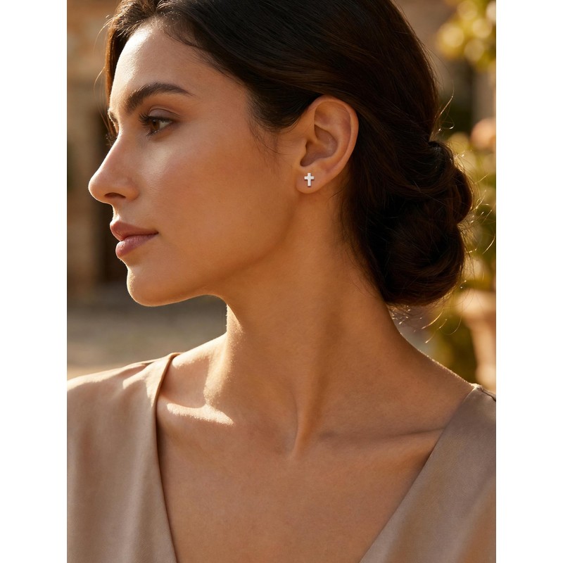 Limerencia Titanium Stud Earrings - Hypoallergenic Earrings for Women Men