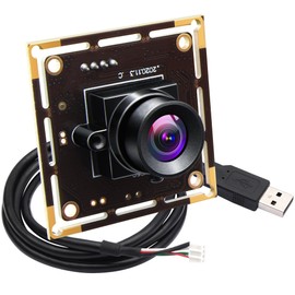 ELP 5 Megapixel Industrial USB Camera Module Aptina MI5100 CMOS 100 Degree Lens No Distortion 592X1944 USB Camera for Android Linux Windows Mac USB500W05G-FD100