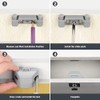 5PCS Cabinet Latch Lock Keyless Push Button Drawer Knob for