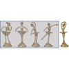 Purpledip Brass Statue Ballet Dancing Girl: Ballerina In Dance Pose