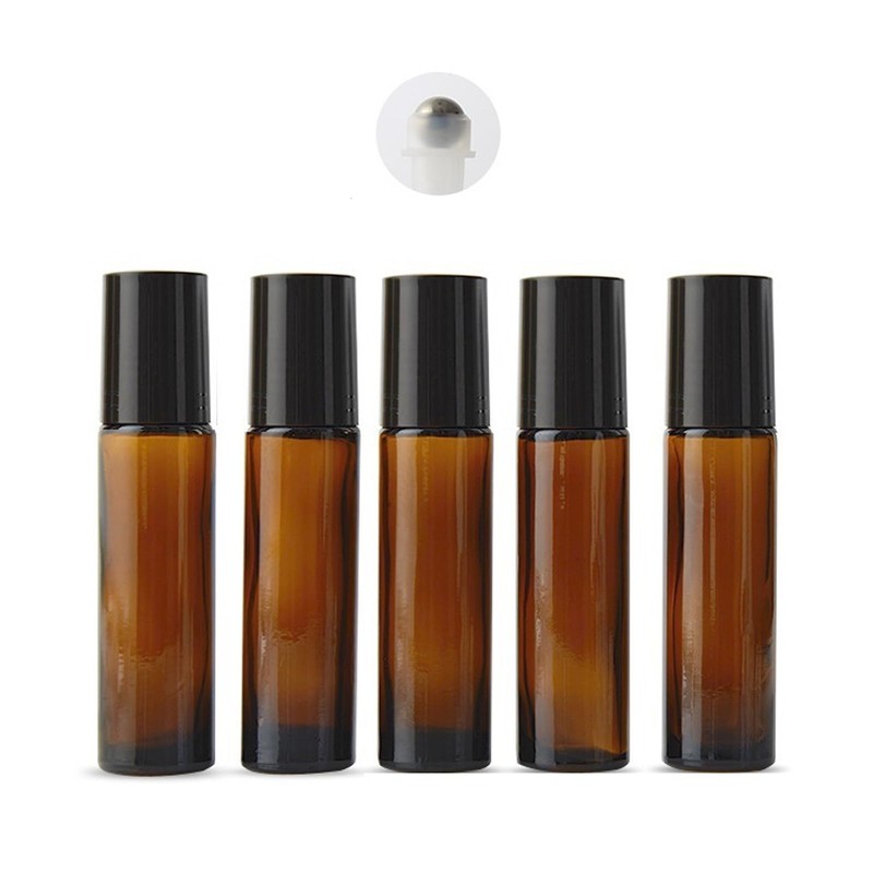 10 PCS Essential Oil Roller Bottles 10 Ml 1/3 Oz