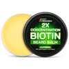 Beard Balm-2X Concentration Biotin -Styles, Growth, Strengthens & Softens Beards