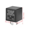 Honiwu LED Flasher Relay, 12V 3 Pin LED Indicator Relay,