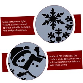 COHEALI 24pcs Face Paint Stencils Reusable Body Painting Stencils Christmas Face Painting Kit for Parties Painting Templates Face Tracing Stencils for Kids Makeup