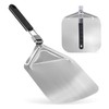 NutriChef Nonstick Pizza Peel - 16" x 12" Aluminum Pizza