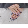 ☪️Amethyst (purple light) handmade nail tips☪️ - Short Oval /