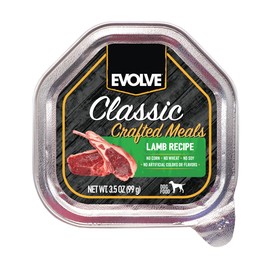 Evolve Classic Crafted Meals Lamb Recipe Wet Dog Food | 3.5 oz - 15 Pack