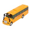 School Bus Model Yellow Die Casting Alloy Openable Door Realistic