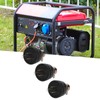 3Pcs American 3 Pole Plugs Compact Plastic Anti Loose Portable