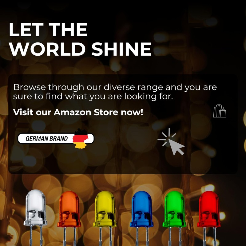 Lumetheus LEDs 5 mm Colour red Extra Super Bright 3000