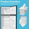 Qblahip 2 Pin Refrigerator Door Light Switch Replacement W11384469 for