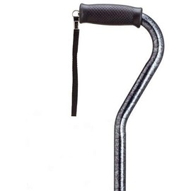 Walking Cane Quad Cane Black Granite Small Base 5" X 8"
