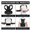 Corrector Postura Espalda Para Hombre Y Mujer Ajustable Faja